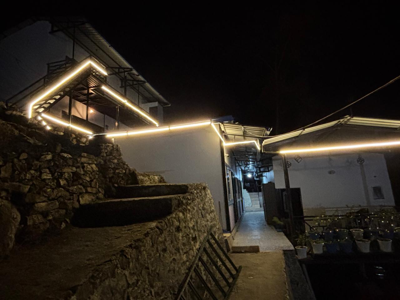 nieght view of neelansh resort sonpryag